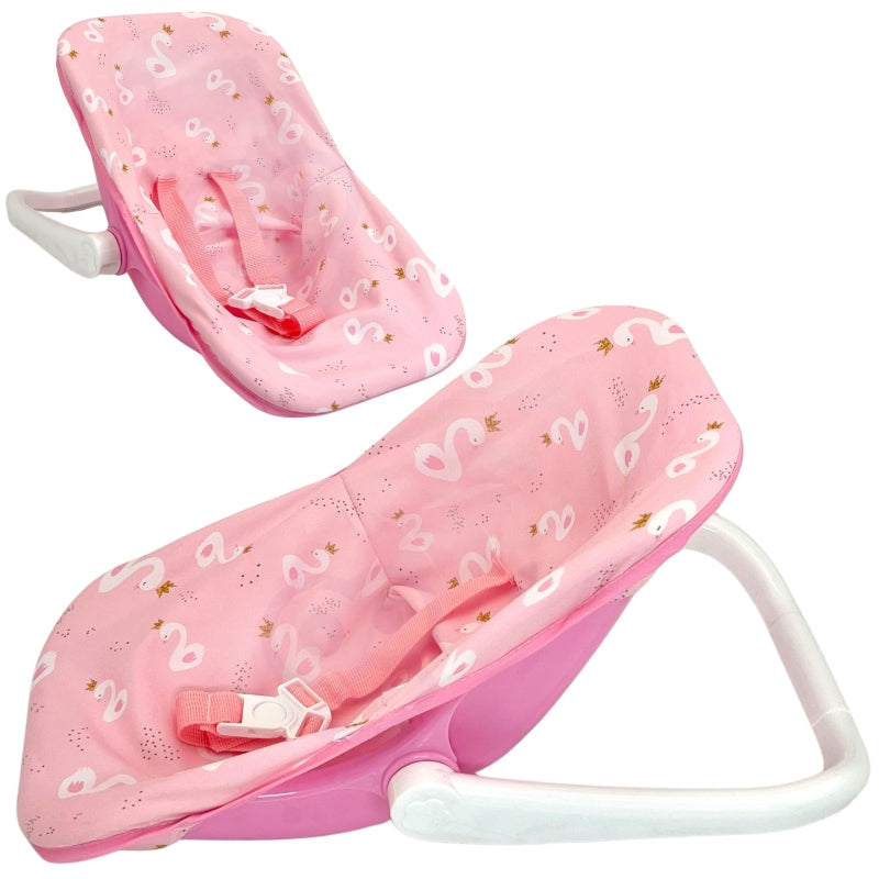 WOOPIE Baby pop set 30,5 cm + Roze Draagzak