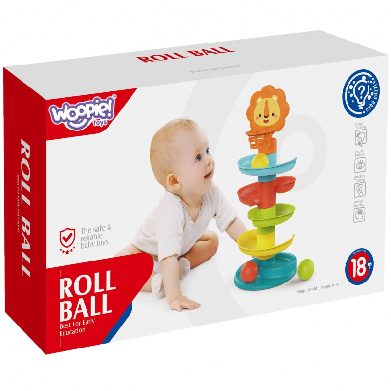 WOOPIE BABY Kogeltoren – Baby Spiraaltoren - Kogelbaan met Ballen