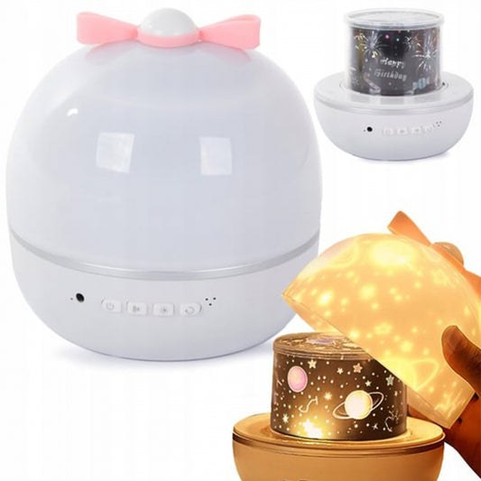 WOOPIE Sterrenprojector "Magische Dromen" voor kinderen, LED-projector met 6 standen