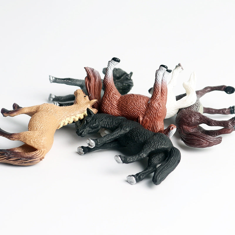WOOPIE Speelgoed Paardenfiguurtjes set van 16 stuks