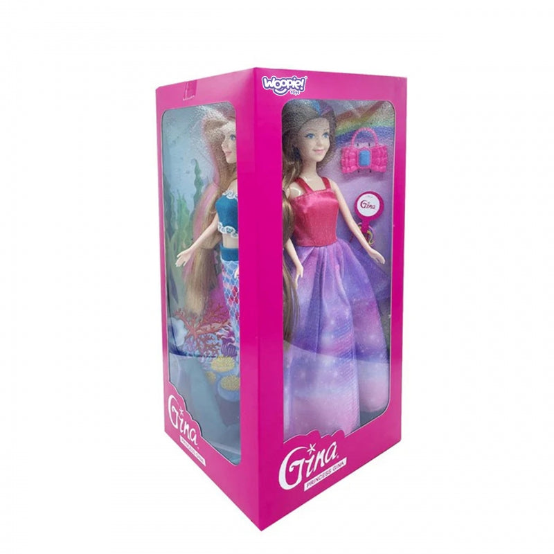 WOOPIE SpeelgoedSet van 4 Magische Prinsessen inclusief Accessoires