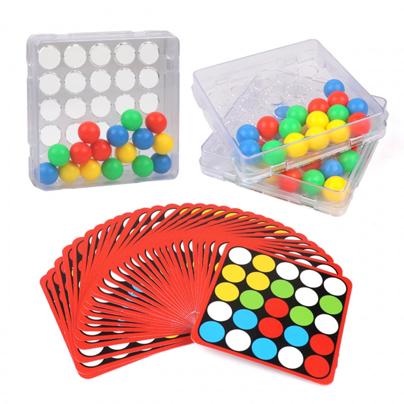 WOOPIE Snelle Vingertjes spel, Match de kleuren van de kaartjes Behendigheidsspel
