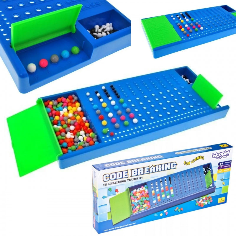WOOPIE Kraak de code spel - Bordspel - Logisch Spel - Code Kraker - Blauw