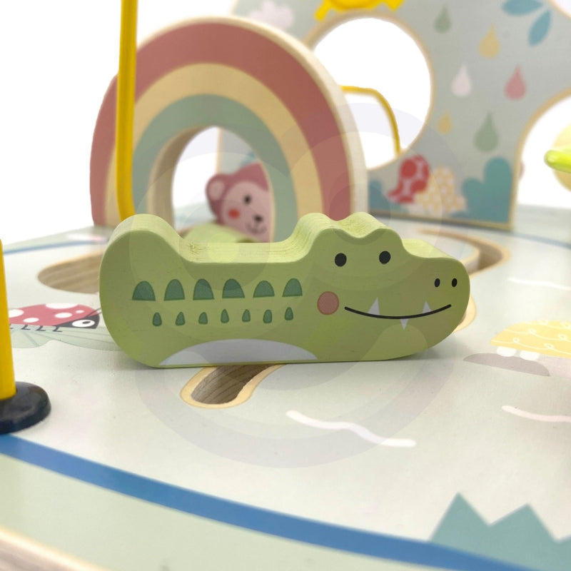 TOOKY TOY Houten Motoriekspel voor Baby's Bosdoolhof