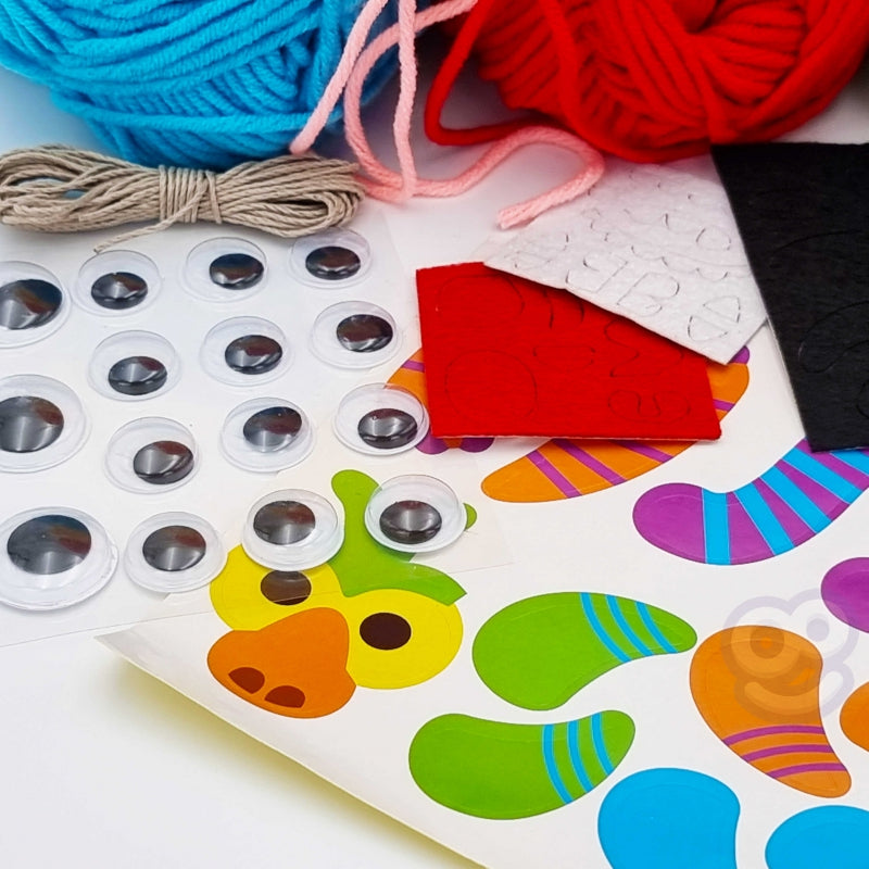 WOOPIE ART&FUN Creatieve Set – Maak je Eigen Monster Pompon