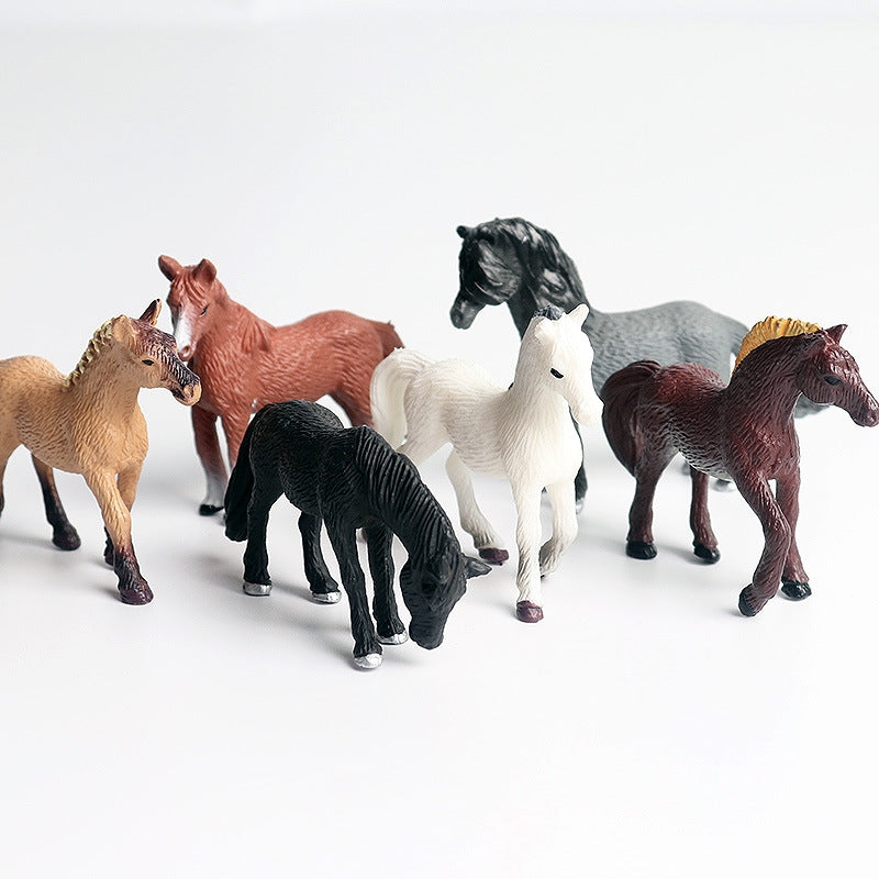 WOOPIE Speelgoed Paardenfiguurtjes set van 16 stuks