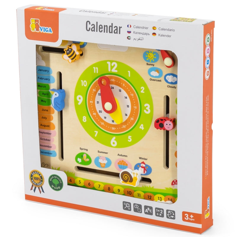 VIGA Leerbord Kalender Engels leren