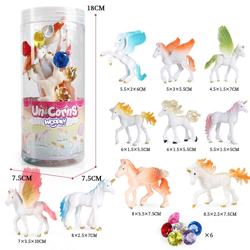WOOPIE Eenhoorns, Unicorns figuren – 16 stuks