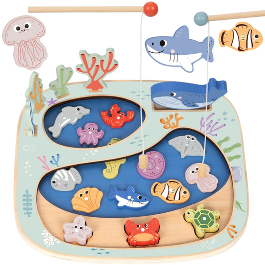 TOOKY TOY Vang de Vis Behendigheidsspel Montessori Puzzel