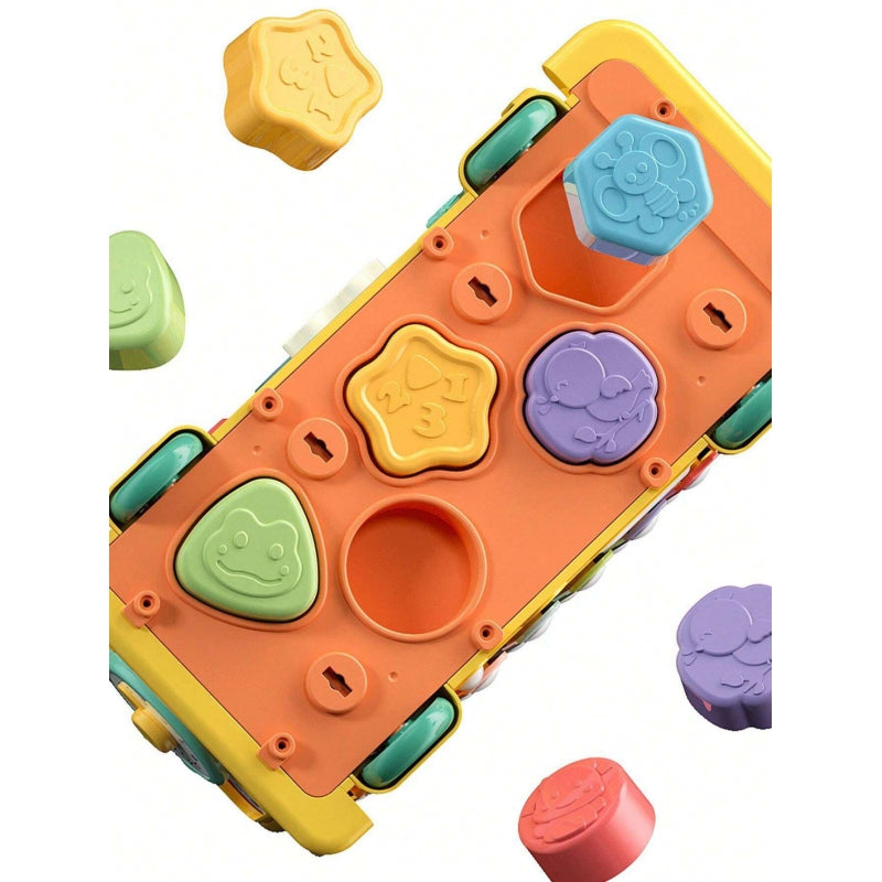 WOOPIE Interactieve speelgoed Bus voor Baby - Hamer,  Xylofoon - Montessori speelgoed