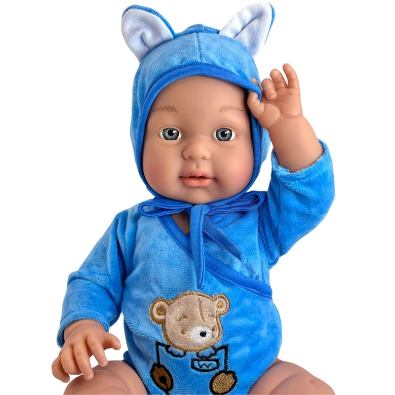 WOOPIE Babypop in Teddybeerpakje 46 cm