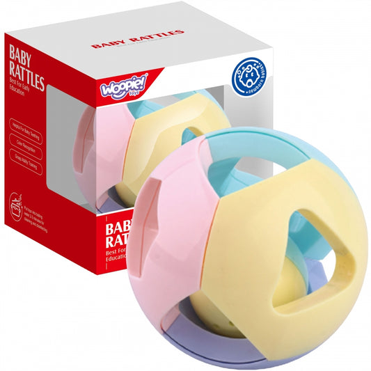 WOOPIE Pastel Rammelaar Bal voor Kruipen Baby - Baby speelbal, Rammelaar