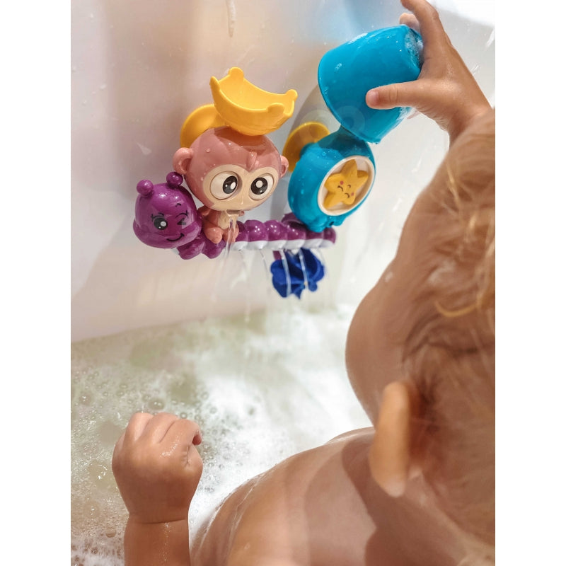 WOOPIE Badspeelgoed Aapje + Beker voor Baby's