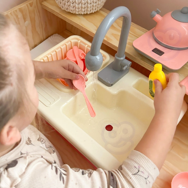 WOOPIE 2-in-1  speelgoed Gootsteen Keuken set met Kraan en Water