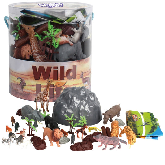 WOOPIE speelgoed Safari Dierenfiguren 34 stuks