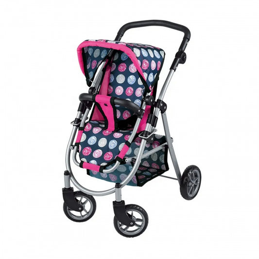 WOOPIE Poppenwagen Met Verstelbare Stoel met 4 Wielen