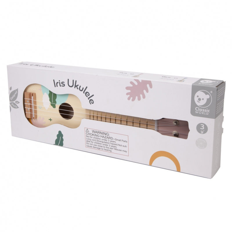 CLASSIC WORLD Houten Gitaar voor Kinderen - Roze