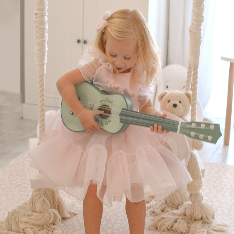 CLASSIC WORLD Houten Gitaar voor Kinderen vanaf 3 jaar - Groen