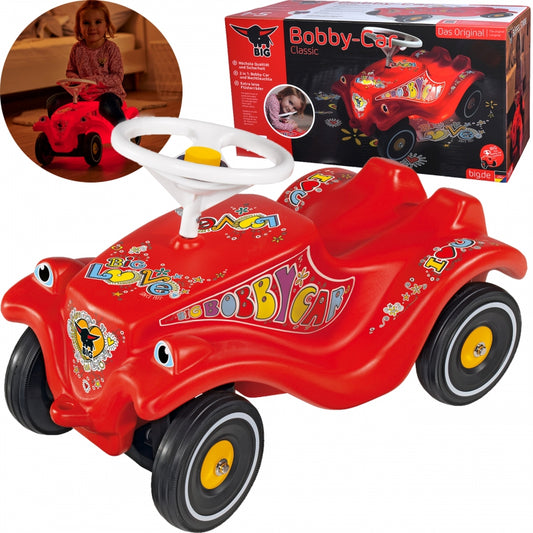 BIG Bobby Car Classic Loopauto met toeter (Claxon) en Lichten