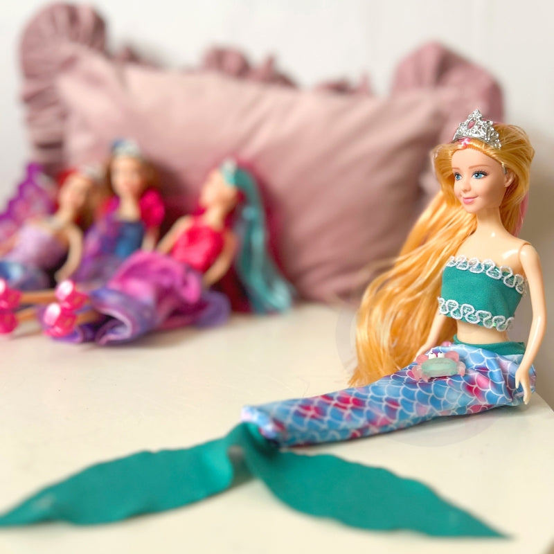 WOOPIE SpeelgoedSet van 4 Magische Prinsessen inclusief Accessoires