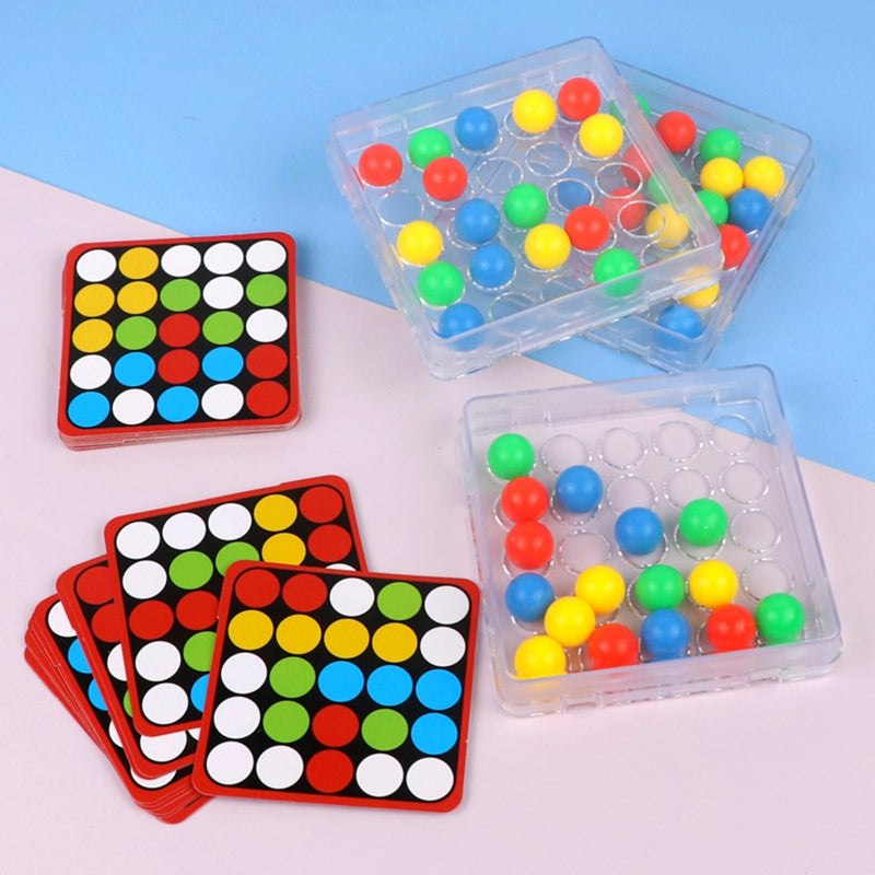 WOOPIE Snelle Vingertjes spel, Match de kleuren van de kaartjes Behendigheidsspel