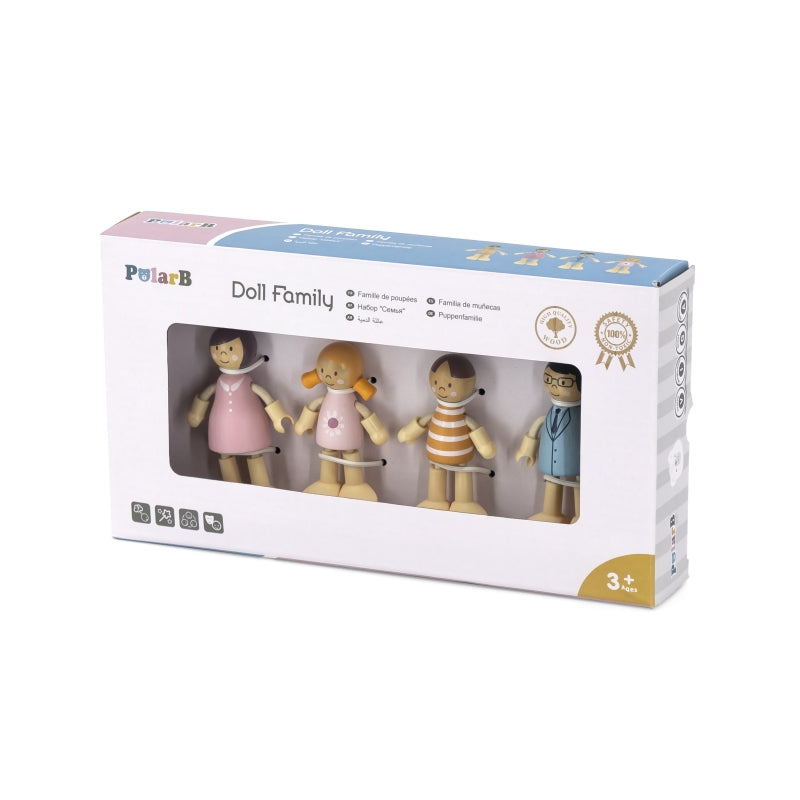 VIGA PolarB Houten Poppen - Familie Poppen - SpeelFiguren