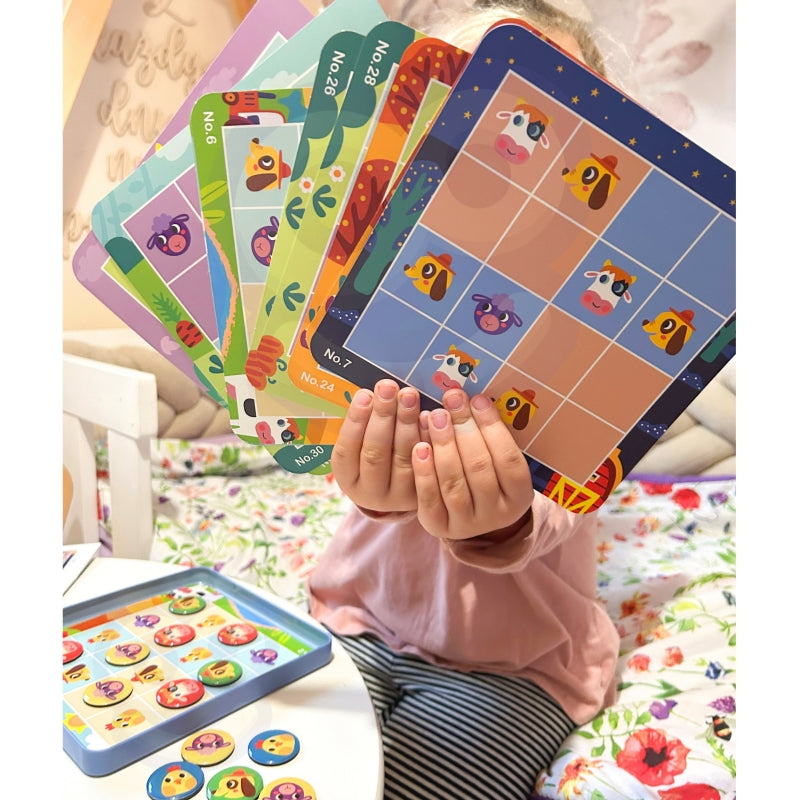 TOOKY TOY Boerderij Sudoku-spel voor kinderen