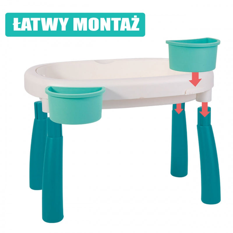 WOOPIE 2-in-1 Watertafel & Zandtafel 7-delig