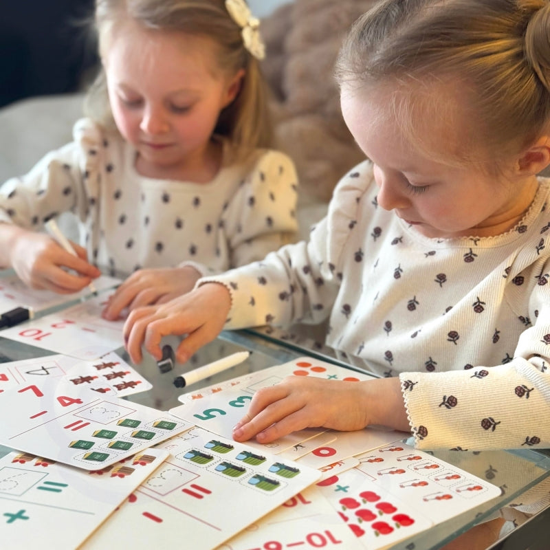 WOOPIE Educatieve Kaarten spel, Flashcards voor het Leren van Tellen