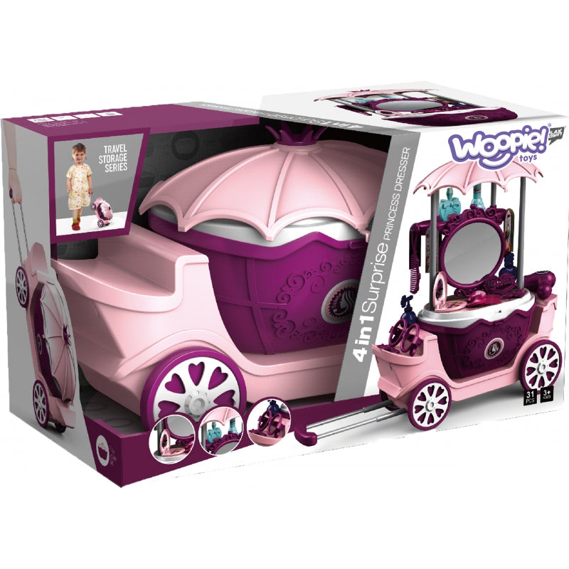 WOOPIE Beauty Salon, Schoonheidssalon op Wieltjes – Trolley met 31 Accessoires