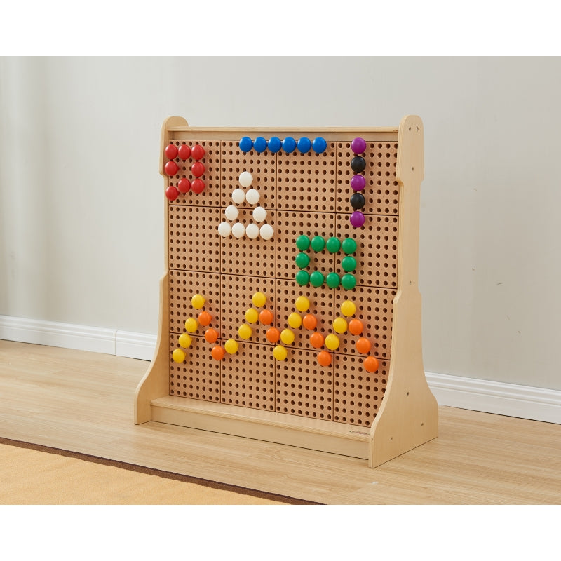 MASTERKIDZ Kleurrijke Jumbo-pinnen voor STEM-bord - 64 stuks en 8 kleuren