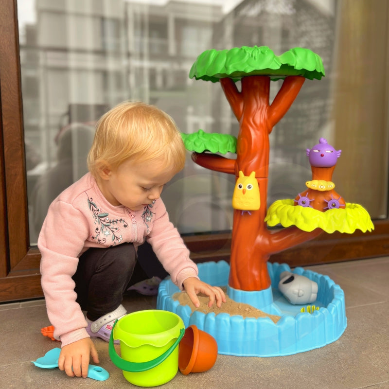 WOOPIE 2-in-1 Zand- en Watertafel - Zandbak- In vorm van Boom