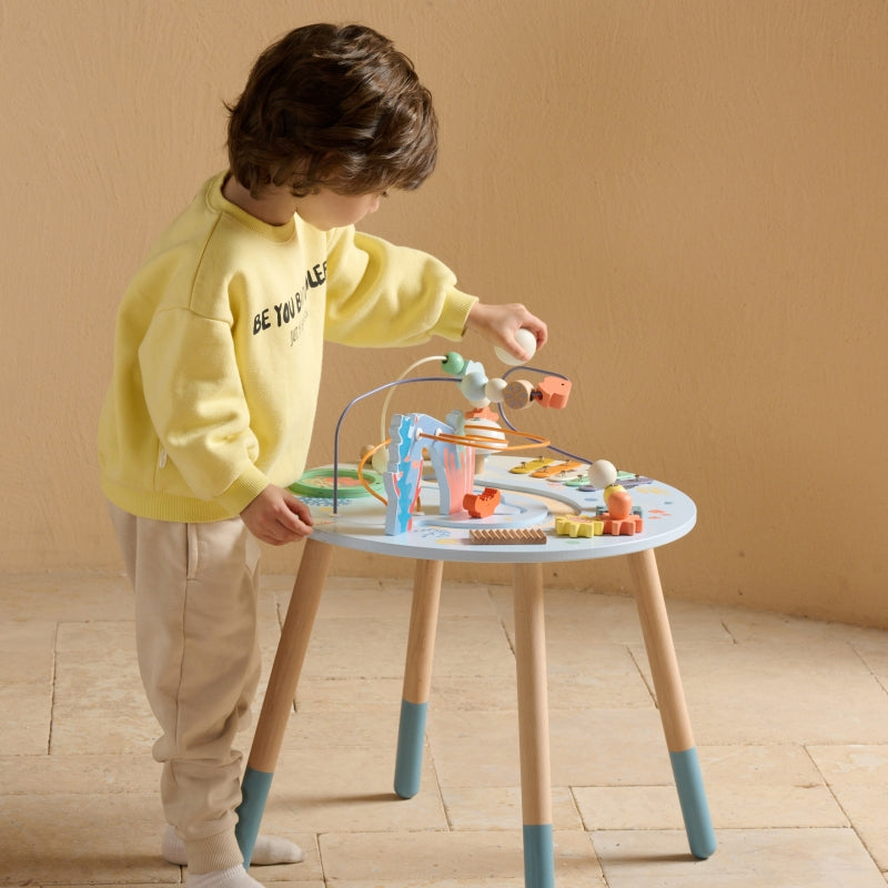 CLASSIC WORLD Houten Activiteitentafel "Sea Life" Thema met geluid
