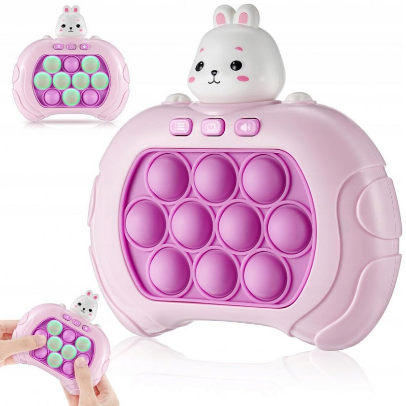 WOOPIE Fidget Spel POP IT roze Konijn, Antistress