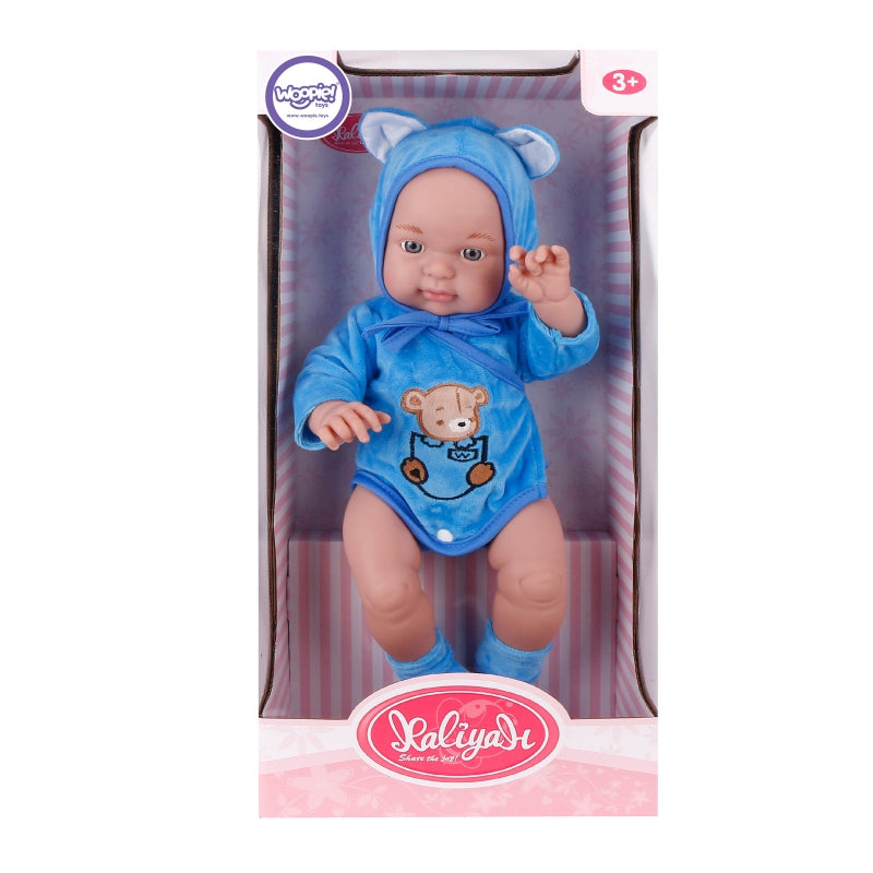 WOOPIE Babypop in Teddybeerpakje 46 cm