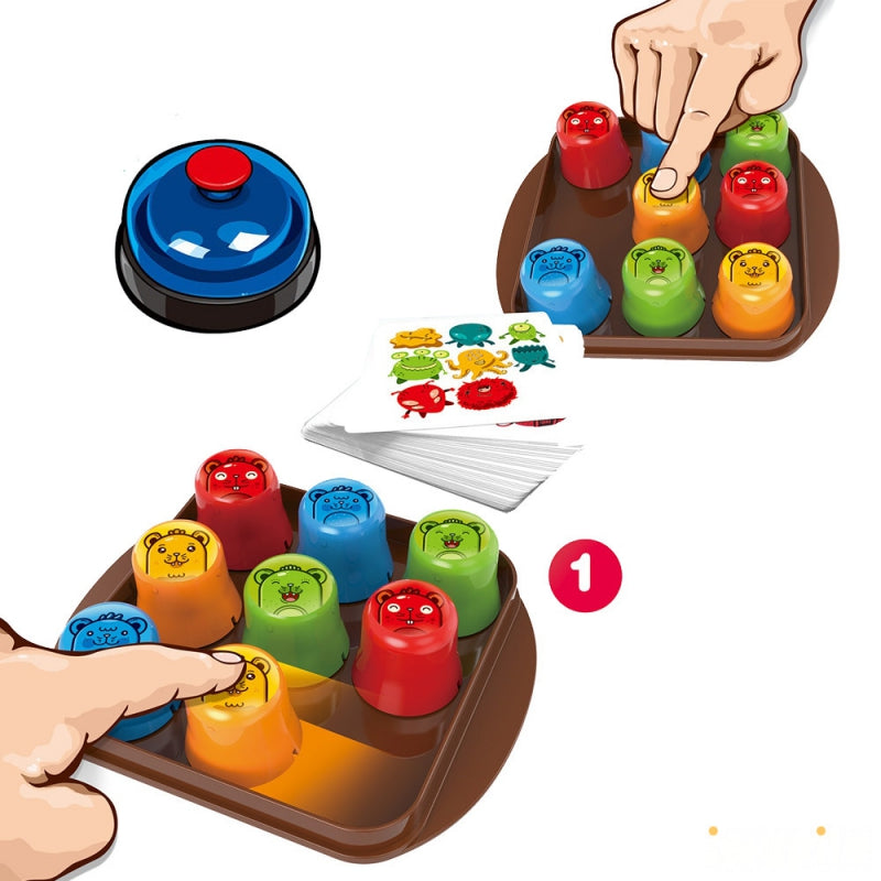 WOOPIE IQ Educatief Patroon spel - Strategie Spel - 2-in-1 leg spel