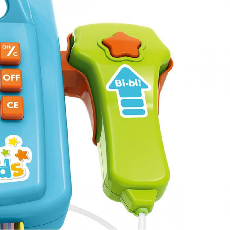 WOOPIE Speelgoed Winkelkassa met plank en accessoires