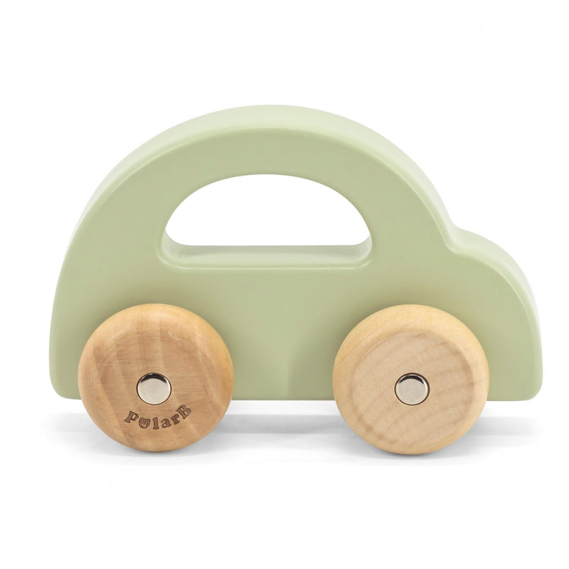 VIGA Houten Duwauto Groen