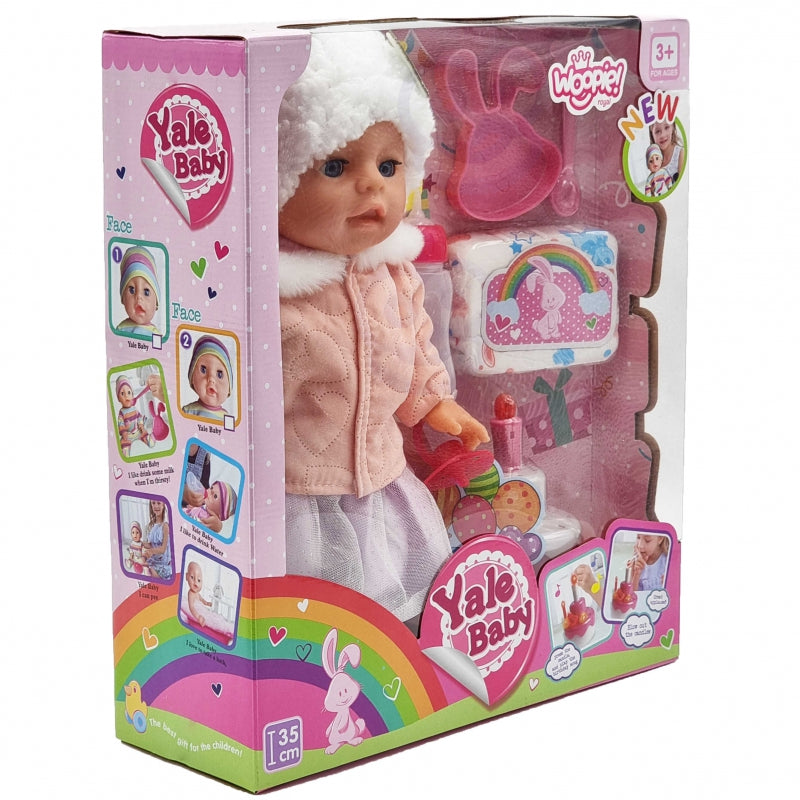 WOOPIE Verjaardag speel Pop 35 cm + Accessoires