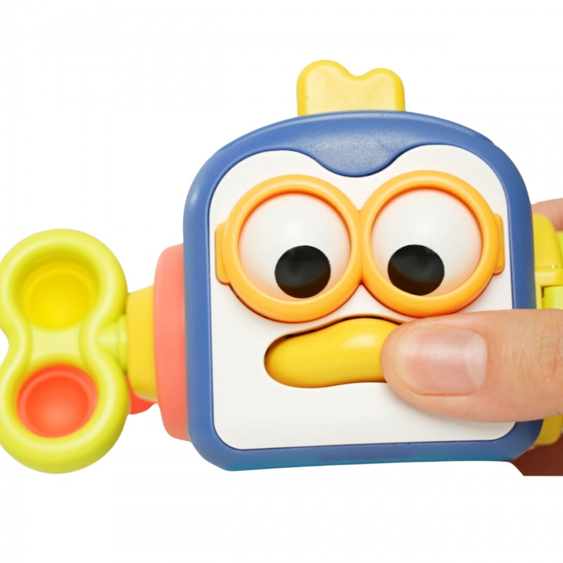 WOOPIE Pinguïn Sensorische Speelgoed Bal voor Baby - Montessori speelgoed