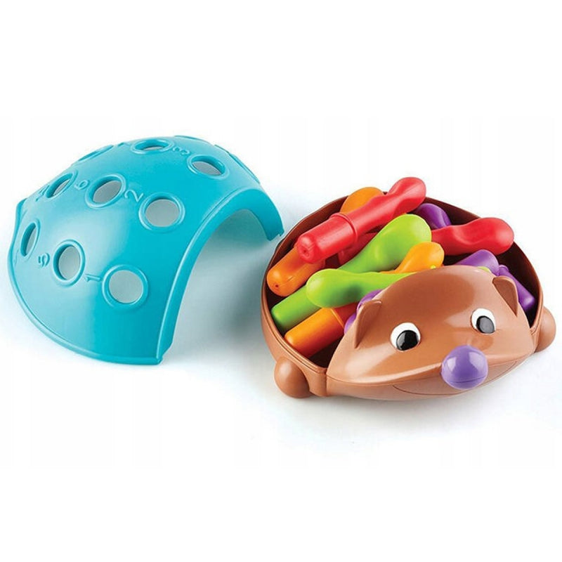 WOOPIE 4-in-1 Handvaardigheidsspel Egel – Leren van Getallen en Kleuren - Montessori Speelgoed