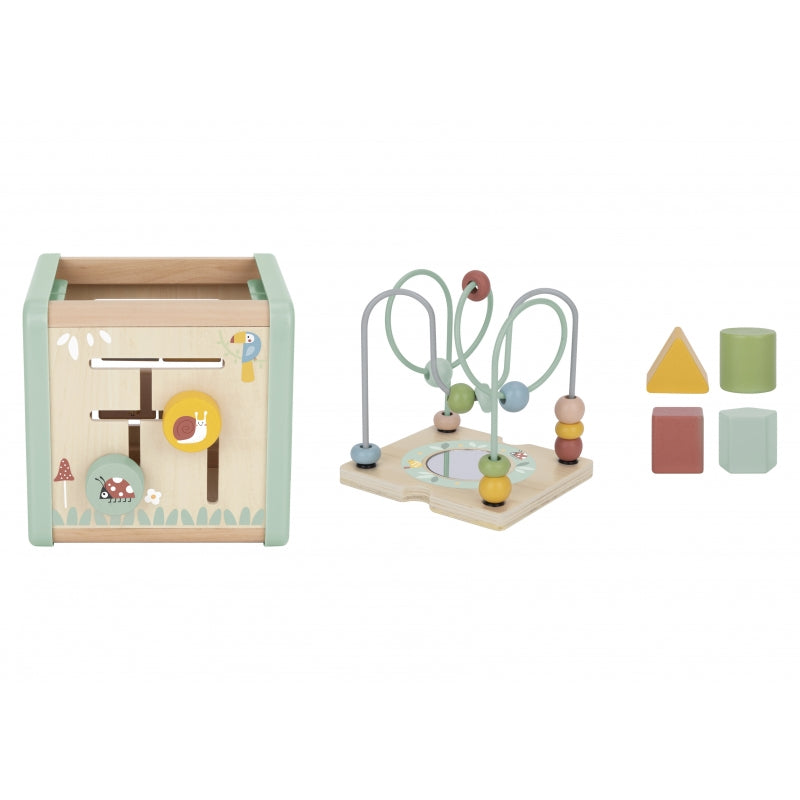 WOOPIE Houten Activiteitenkubus + Multifunctionele Educatieve Sorteerder