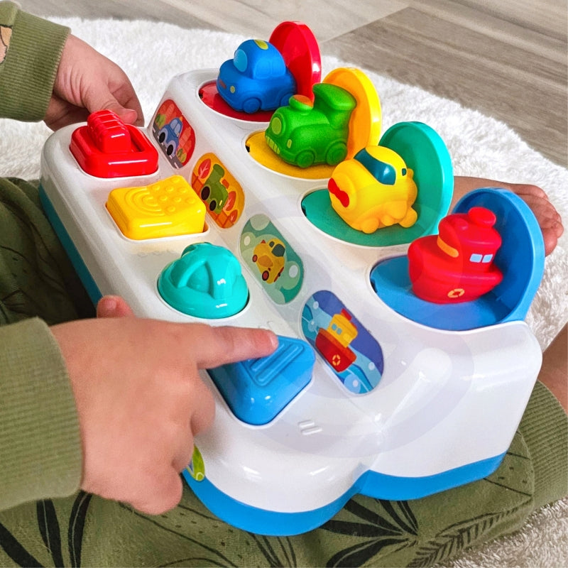 WOOPIE Educatief Speelgoed Pop-up Voertuigen voor baby's