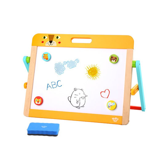 TOOKY TOY Educatief Bord 2-in-1 Magnetisch & Krijtbord voor Kinderen