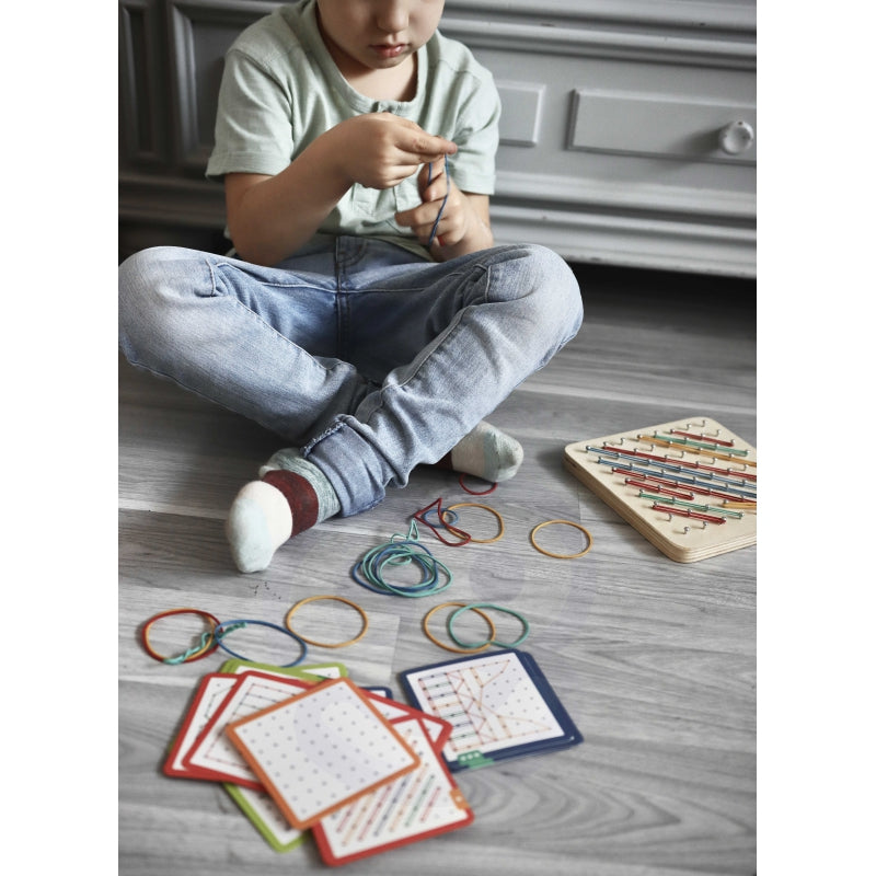 WOOPIE Elastieken Houten Puzzel 69 stuks