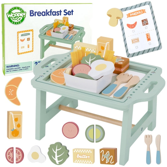 WOOPIE Ontbijt set en Restaurant met dienblad en accessoires