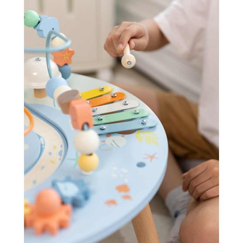 CLASSIC WORLD Houten Activiteitentafel "Sea Life" Thema met geluid