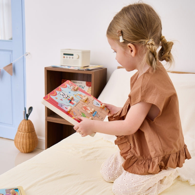 VIGA Geluiden puzzel voor kinderen, Muzikale Dieren