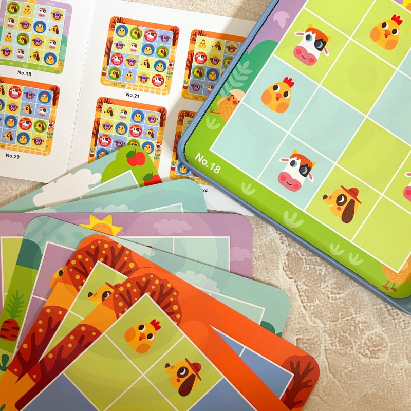 TOOKY TOY Boerderij Sudoku-spel voor kinderen