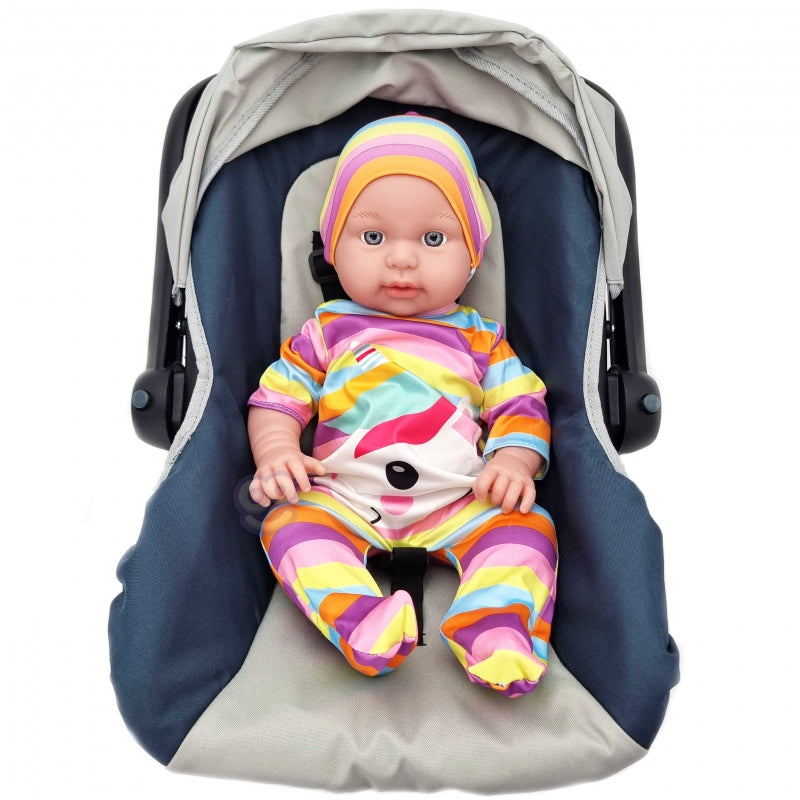 WOOPIE Poppenkledingset Romper Bodysuit Eenhoorn Hoed 43-46 cm